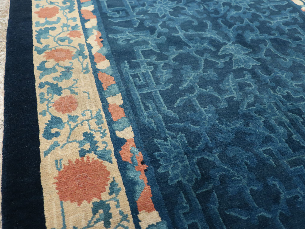 Vintage Chinese Art Deco Accent Rug, No.30354 - Gss