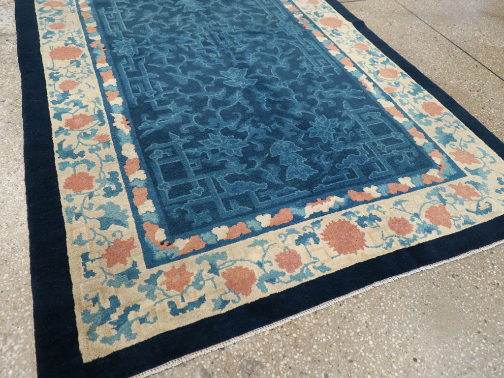 Vintage Chinese Art Deco Accent Rug, No.30354 - Gss