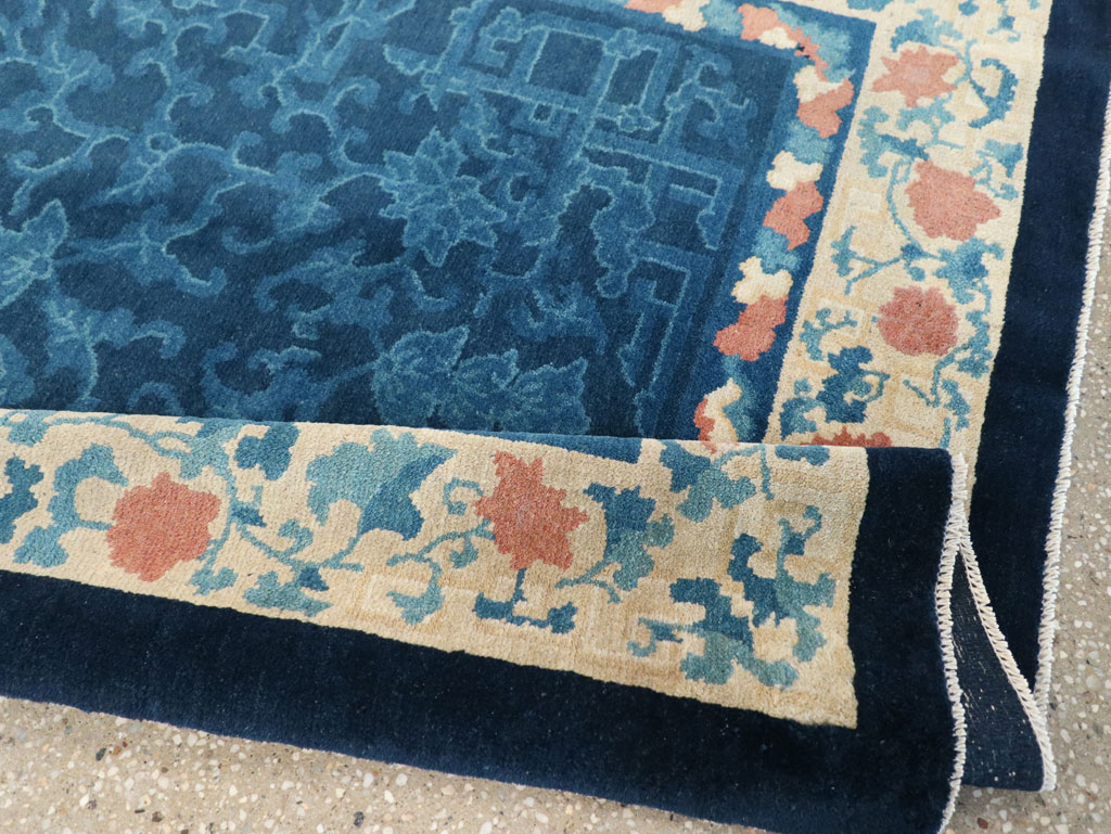 Vintage Chinese Art Deco Accent Rug, No.30354 - Gss