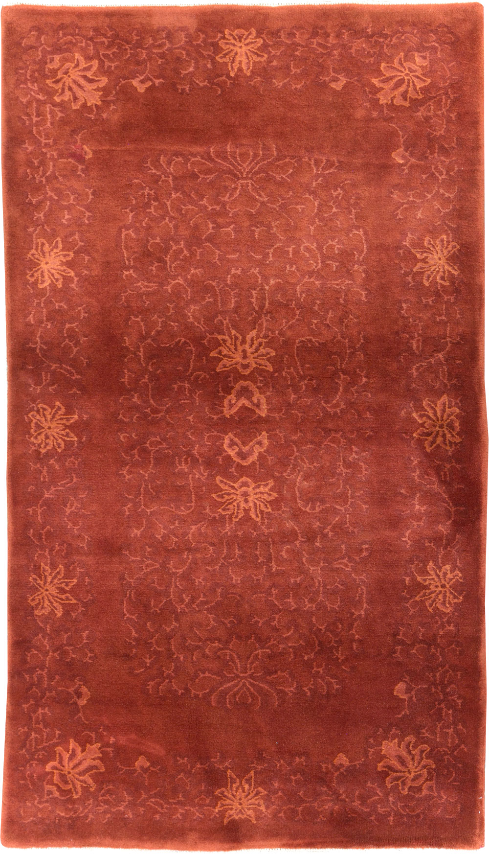 Vintage Chinese Art Deco Accent Rug, No.30359 - Gss