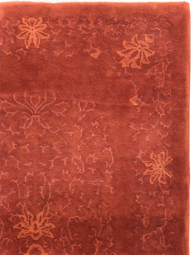 Vintage Chinese Art Deco Accent Rug, No.30359 - Gss