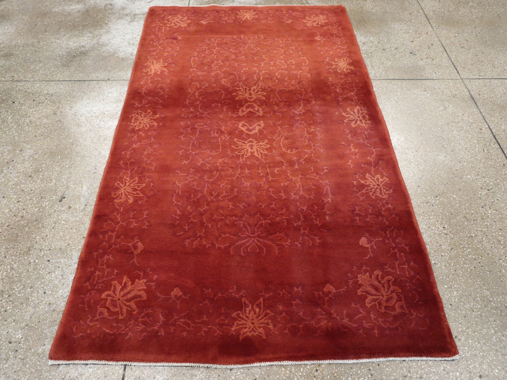 Vintage Chinese Art Deco Accent Rug, No.30359 - Gss
