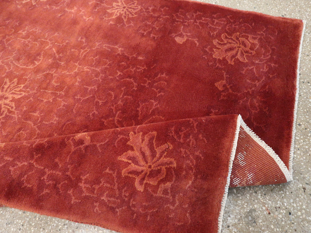 Vintage Chinese Art Deco Accent Rug, No.30359 - Gss