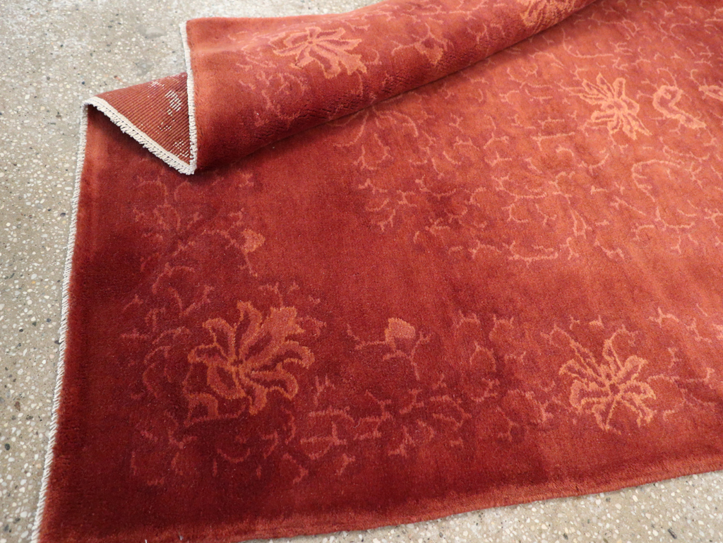 Vintage Chinese Art Deco Accent Rug, No.30359 - Gss