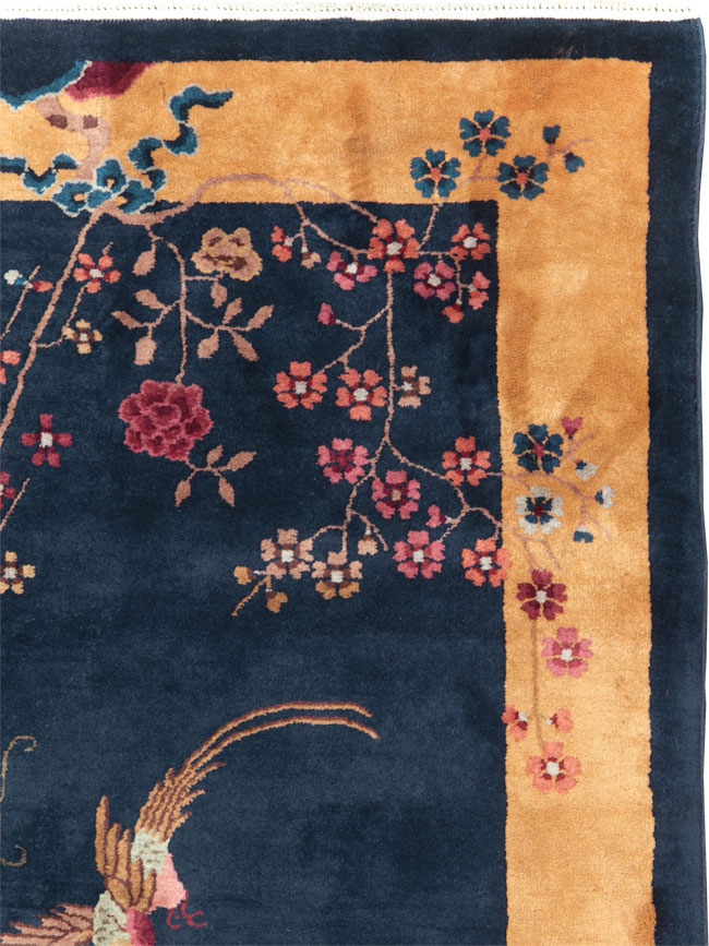 Mid-20th Century Handmade Chinese Art Deco Rug, No.30370 - Gss