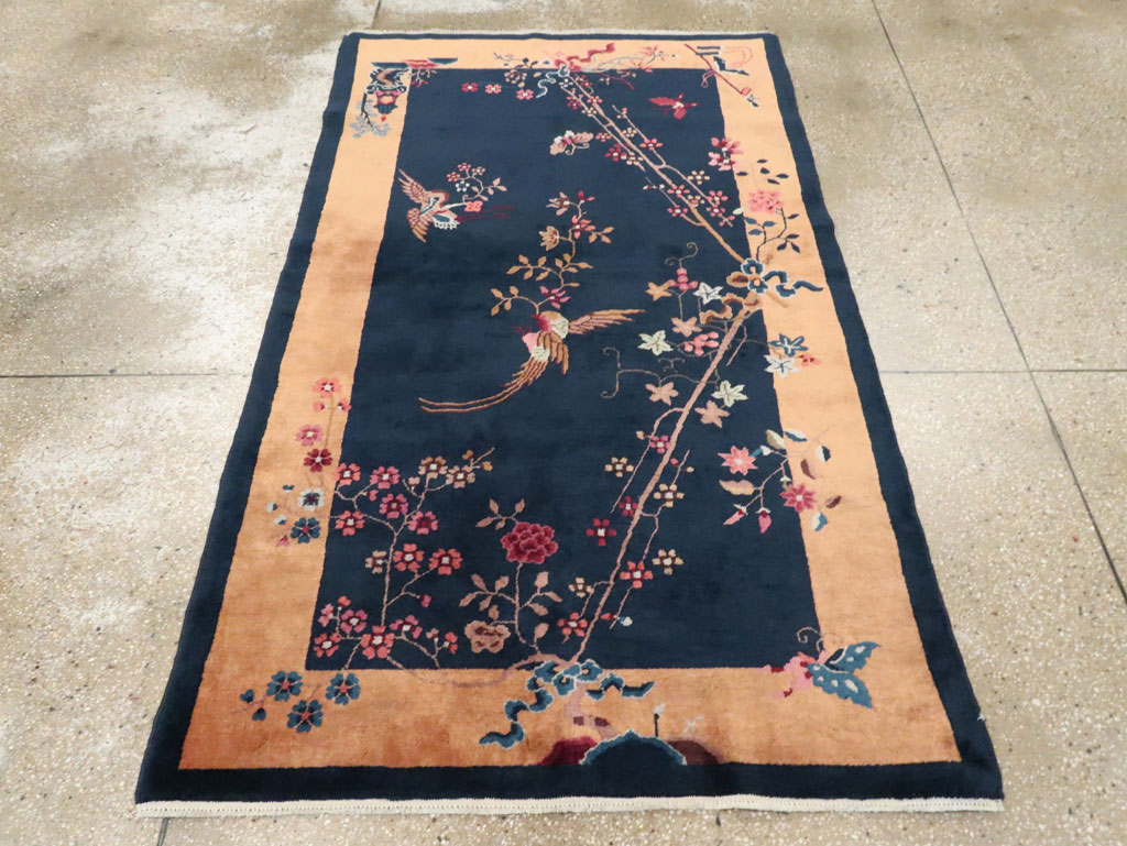 Mid-20th Century Handmade Chinese Art Deco Rug, No.30370 - Gss
