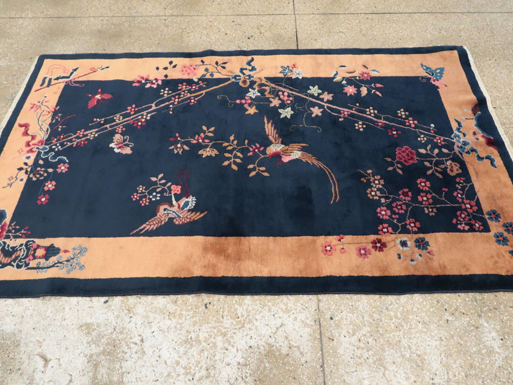 Mid-20th Century Handmade Chinese Art Deco Rug, No.30370 - Gss