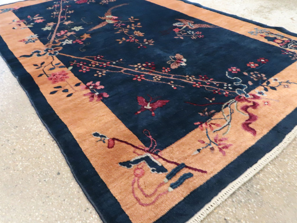 Mid-20th Century Handmade Chinese Art Deco Rug, No.30370 - Gss