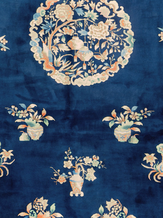 Mid-20th Century  Chinese Art Deco Room Size Carpet, No.30371 - Gss