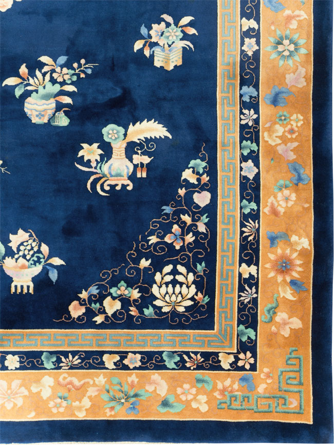 Mid-20th Century  Chinese Art Deco Room Size Carpet, No.30371 - Gss