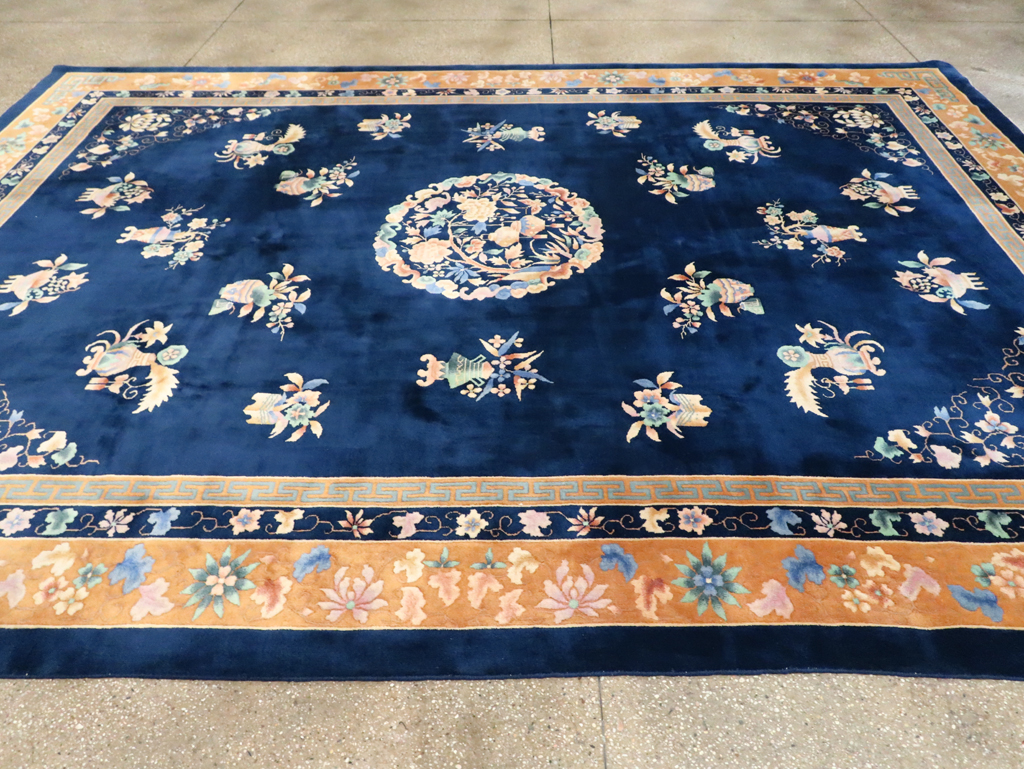 Mid-20th Century  Chinese Art Deco Room Size Carpet, No.30371 - Gss