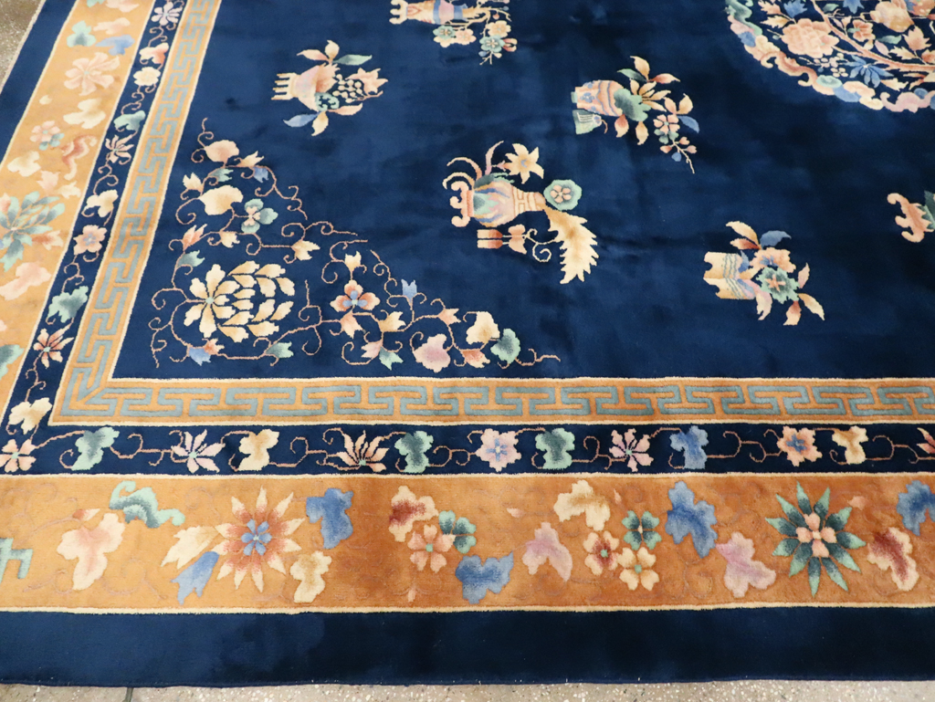 Mid-20th Century  Chinese Art Deco Room Size Carpet, No.30371 - Gss