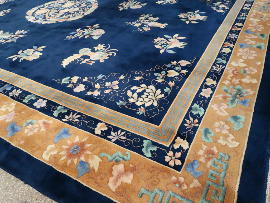 Mid-20th Century  Chinese Art Deco Room Size Carpet, No.30371 - Gss