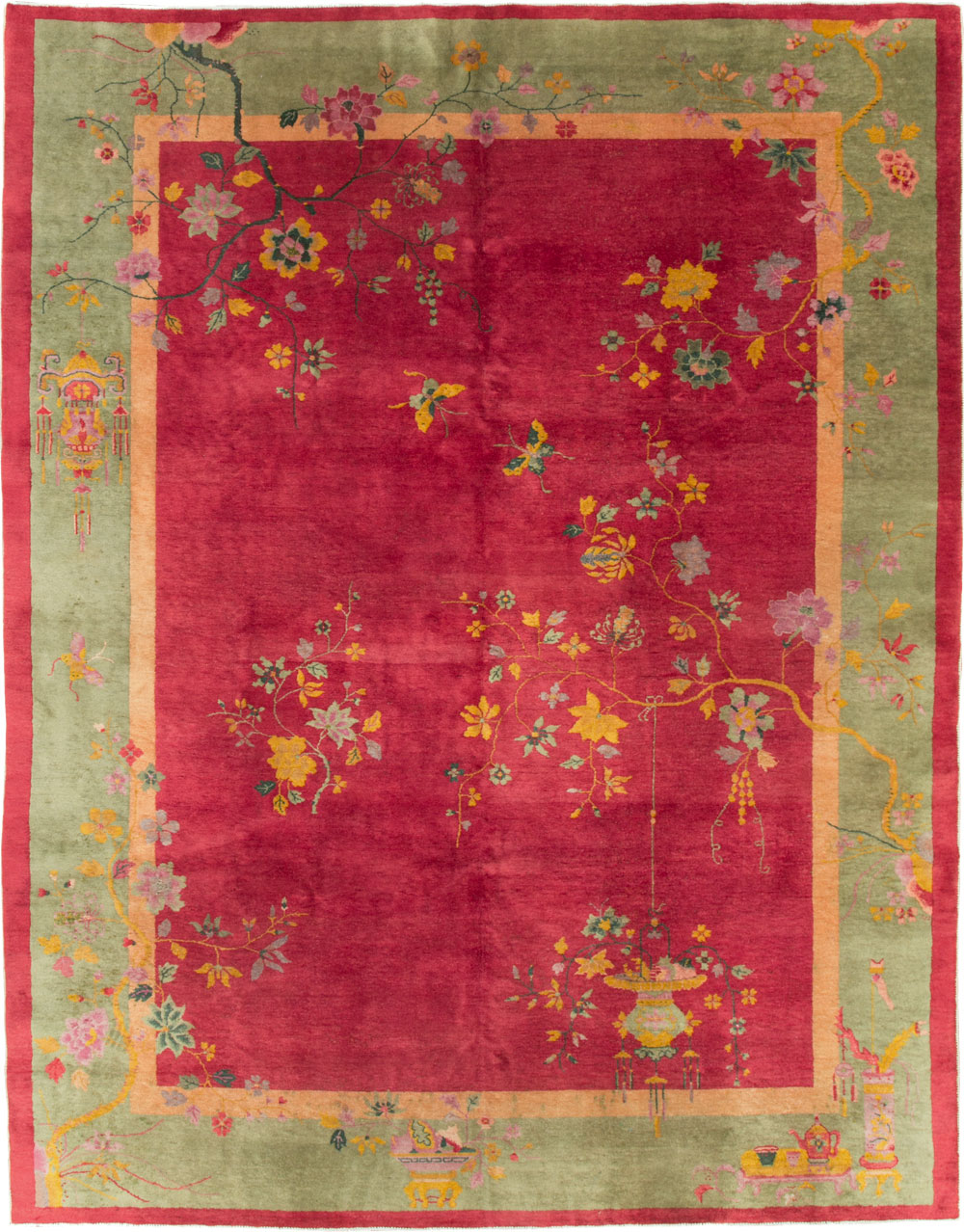 Mid-20th Century Chinese Art Deco Carpet, No.30373 - Gss