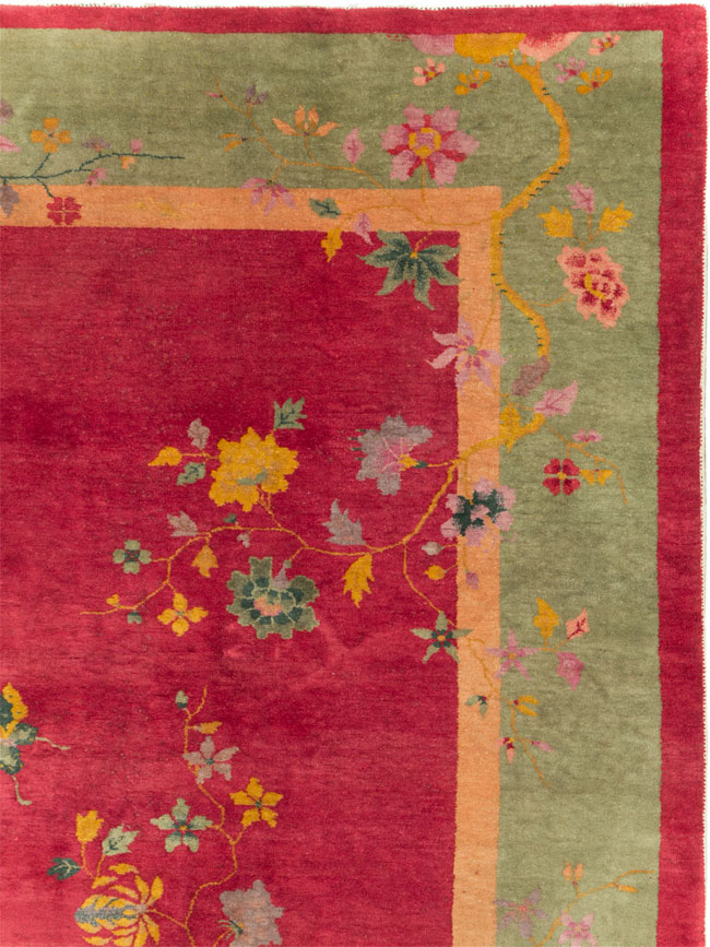 Mid-20th Century Chinese Art Deco Carpet, No.30373 - Gss