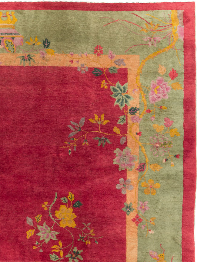 Mid-20th Century Chinese Art Deco Carpet, No.30373 - Gss