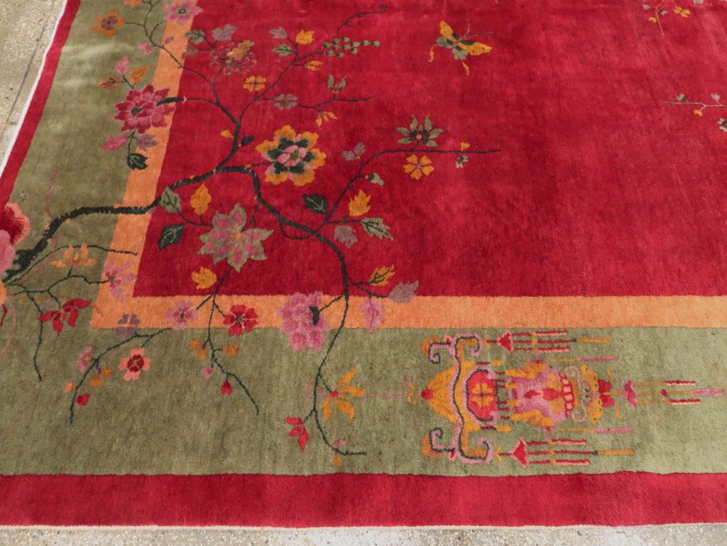 Mid-20th Century Chinese Art Deco Carpet, No.30373 - Gss