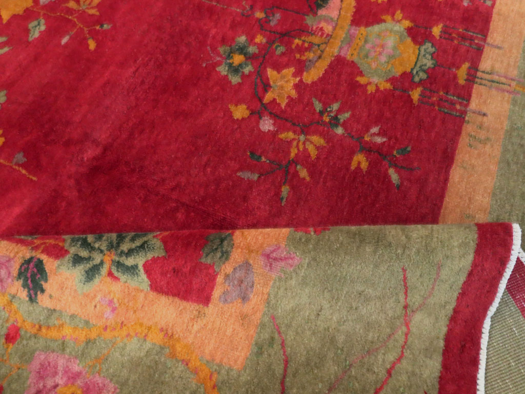 Mid-20th Century Chinese Art Deco Carpet, No.30373 - Gss