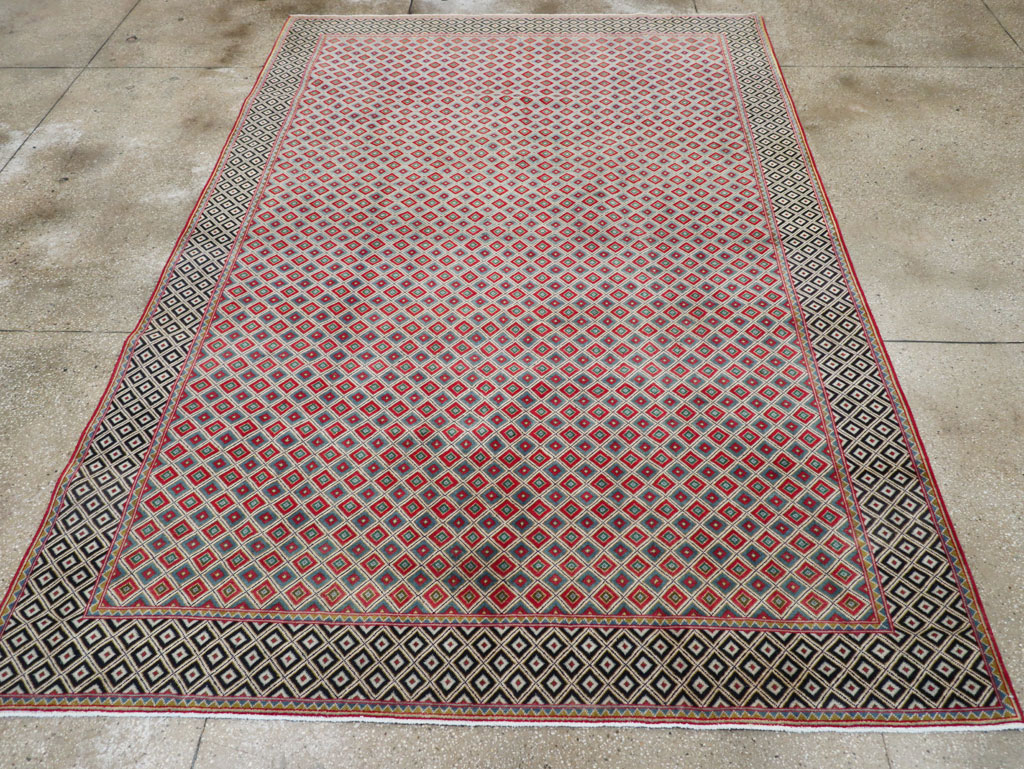 Vintage Persian Quom Small Room Size Carpet, No.30374 - Gss