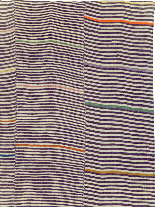 Vintage Persian Flatweave Kilim, No.30377 - Gss