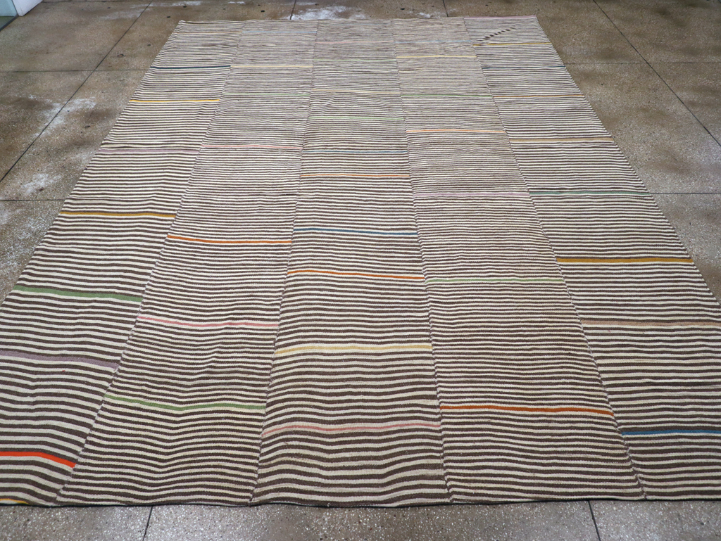 Vintage Persian Flatweave Kilim, No.30377 - Gss