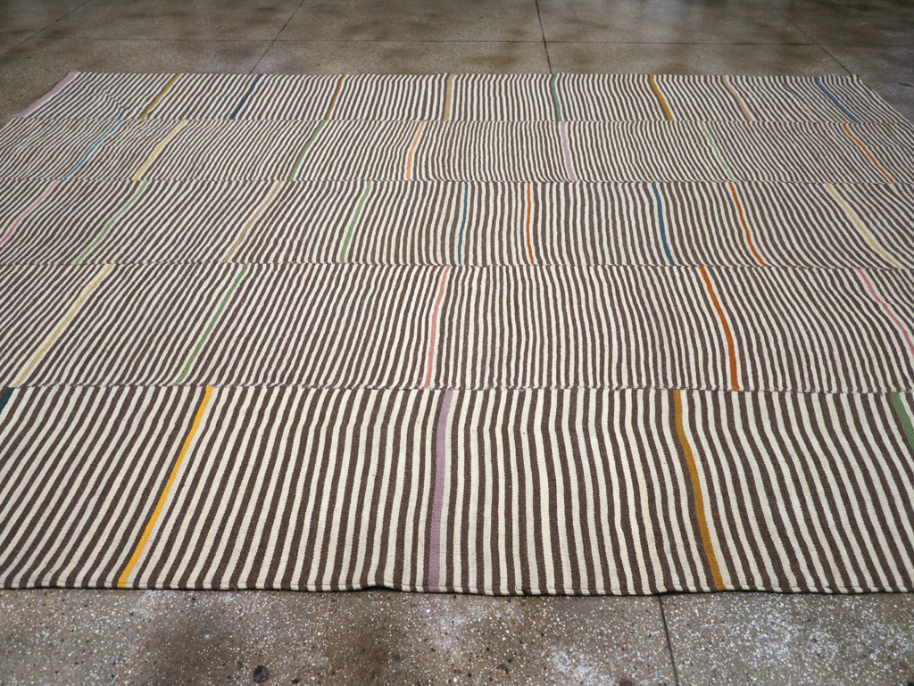 Vintage Persian Flatweave Kilim, No.30377 - Gss
