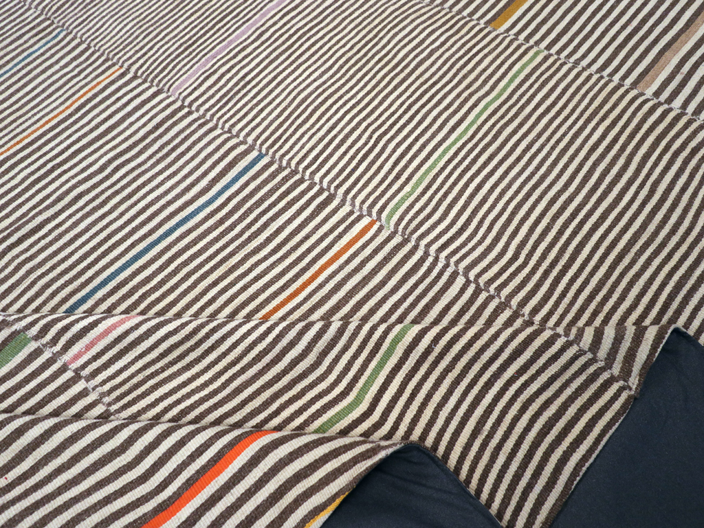 Vintage Persian Flatweave Kilim, No.30377 - Gss