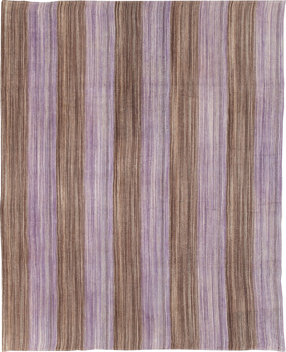 Contemporary Turkish Flatweave Kilim Small Room Size Carpet, No.30382 - Gss