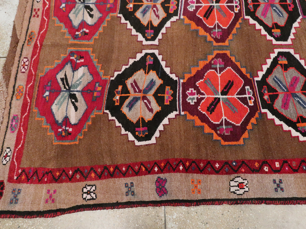 Vintage Turkish Anatolian Small Room Size Carpet, No.30390 - Gss