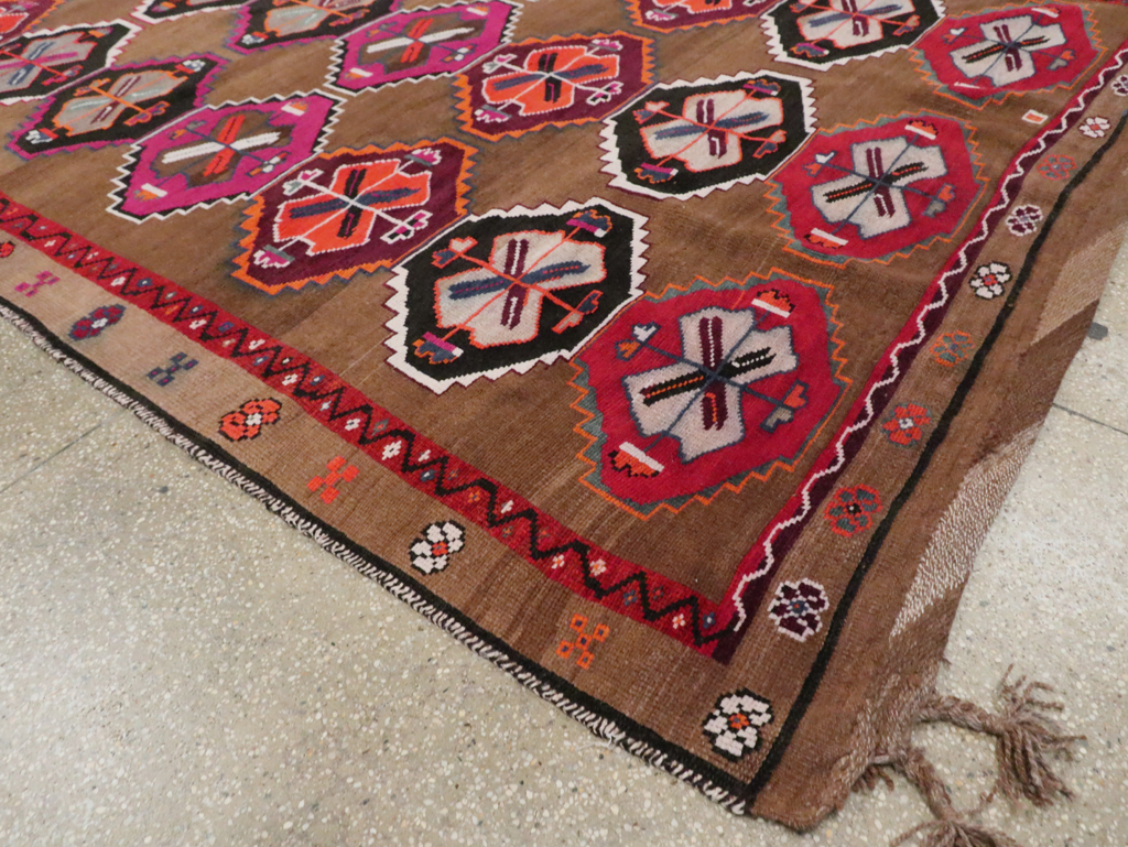 Vintage Turkish Anatolian Small Room Size Carpet, No.30390 - Gss