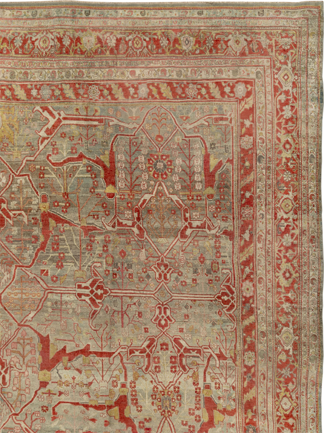 Antique Persian Bidjar Oversize Carpet, No.30394 - Gss