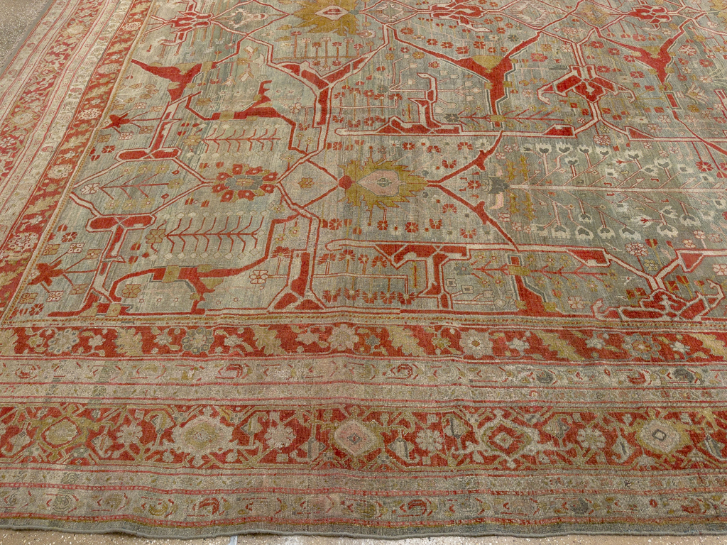 Antique Persian Bidjar Oversize Carpet, No.30394 - Gss