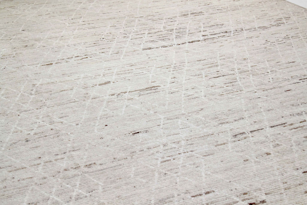 Contemporary Moroccan Room Size Carpet, No.30397 - Gss