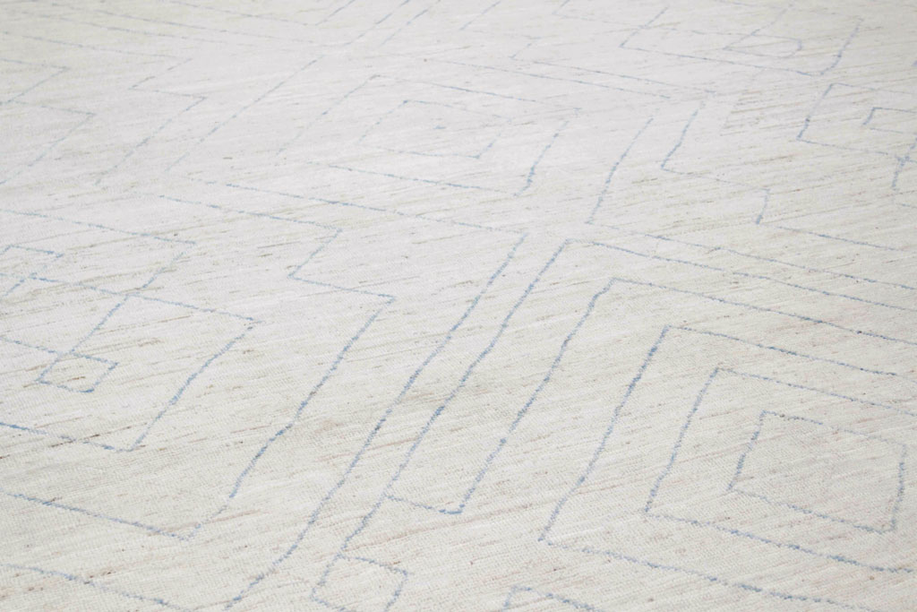 Contemporary Moroccan Room Size Carpet, No.30398 - Gss