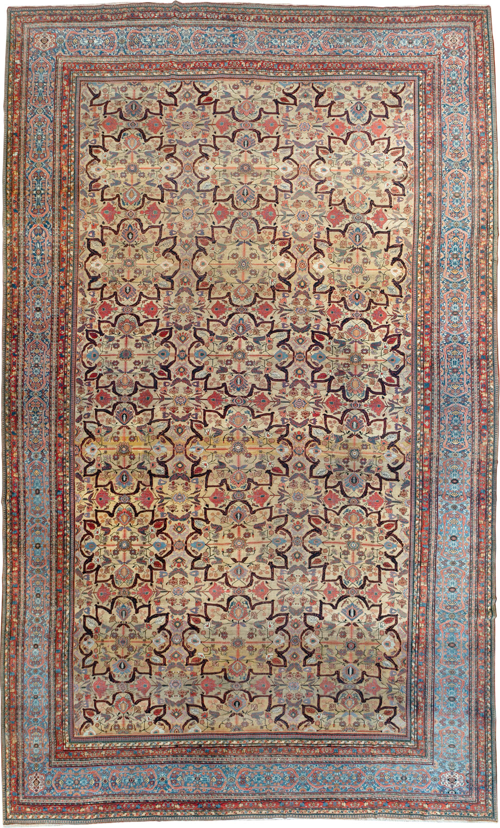 Antique Sarouk Fereghan Carpet, No.30399 - Gss