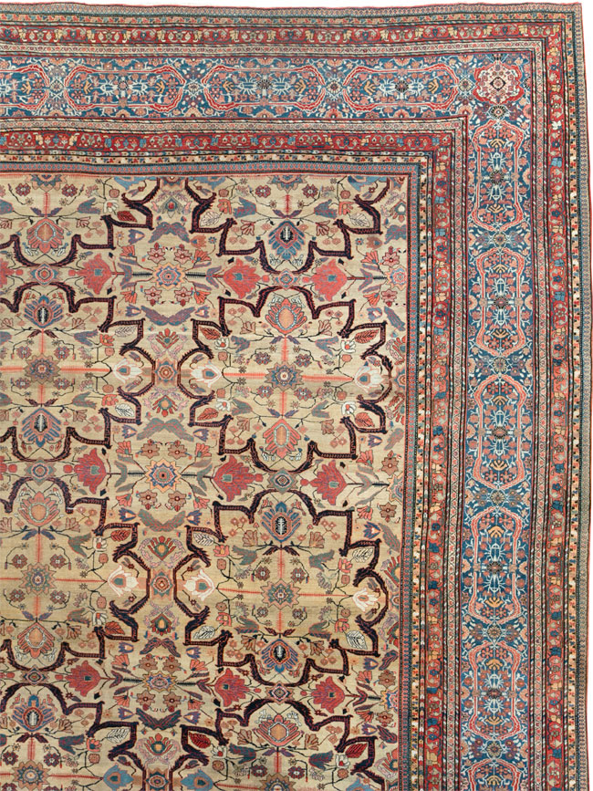 Antique Sarouk Fereghan Carpet, No.30399 - Gss