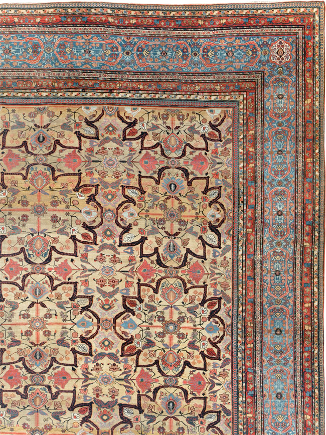 Antique Sarouk Fereghan Carpet, No.30399 - Gss