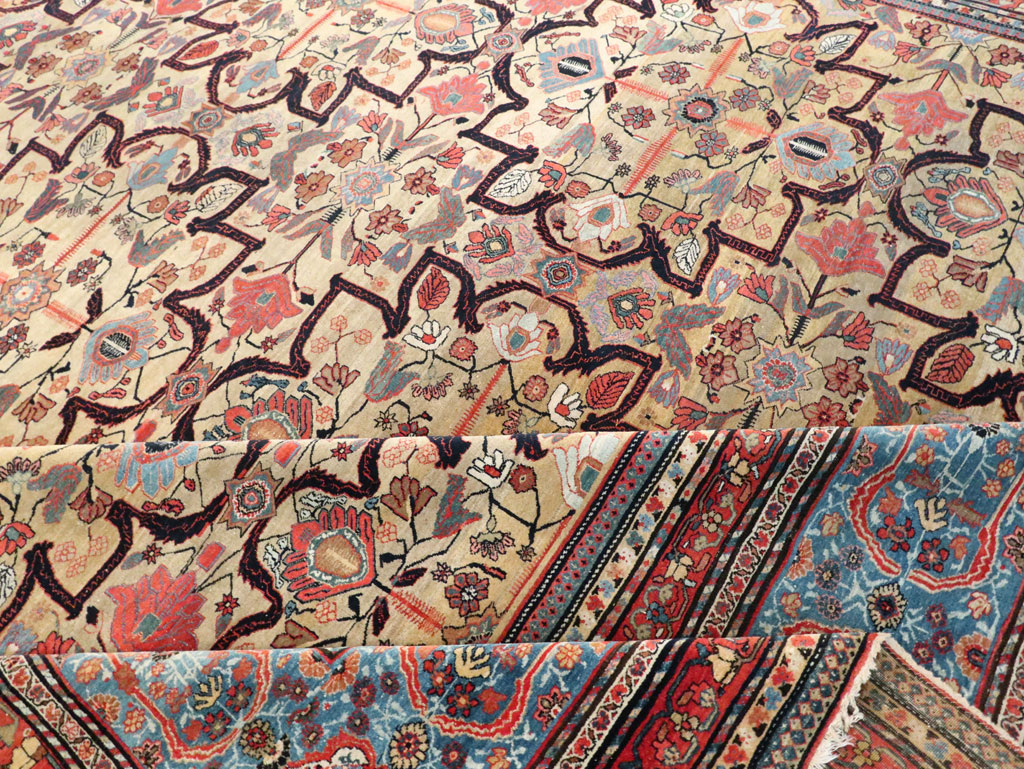 Antique Sarouk Fereghan Carpet, No.30399 - Gss