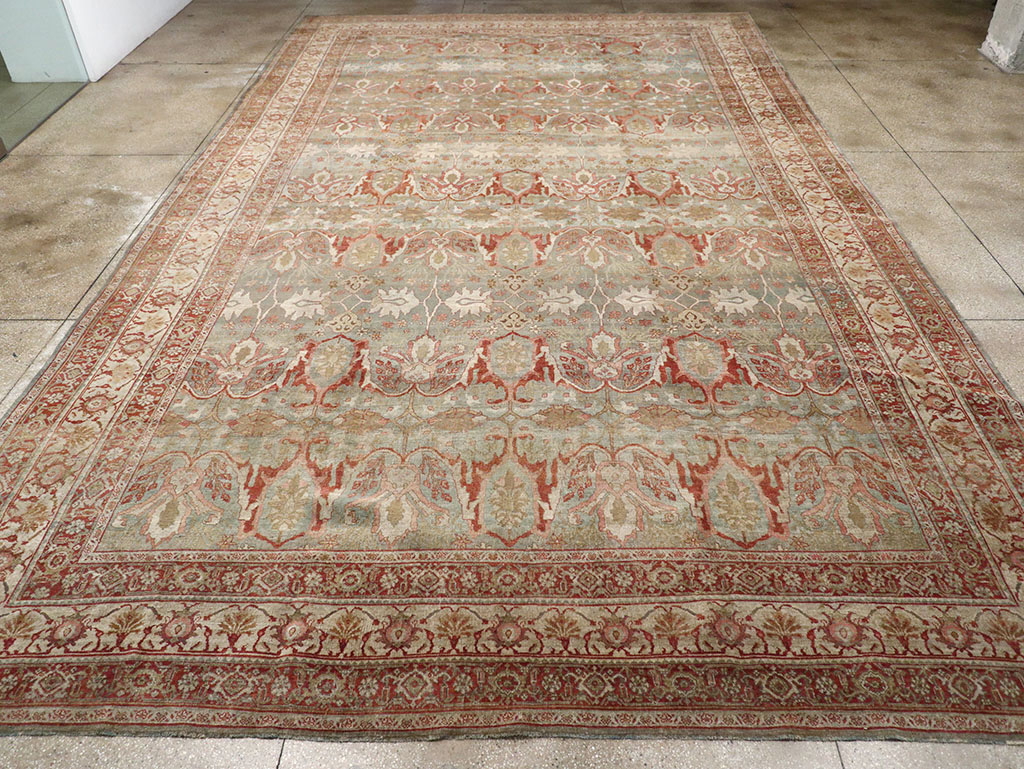 Antique Persian Bidjar Oversize Carpet, No.30402 - Gss
