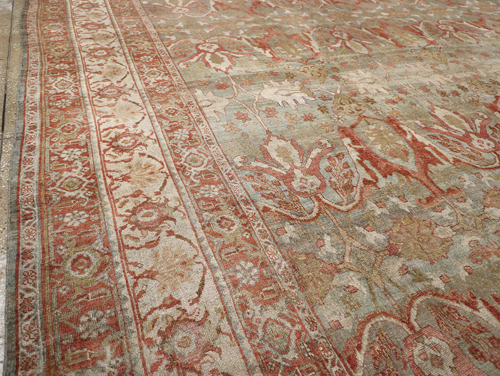 Antique Persian Bidjar Oversize Carpet, No.30402 - Gss