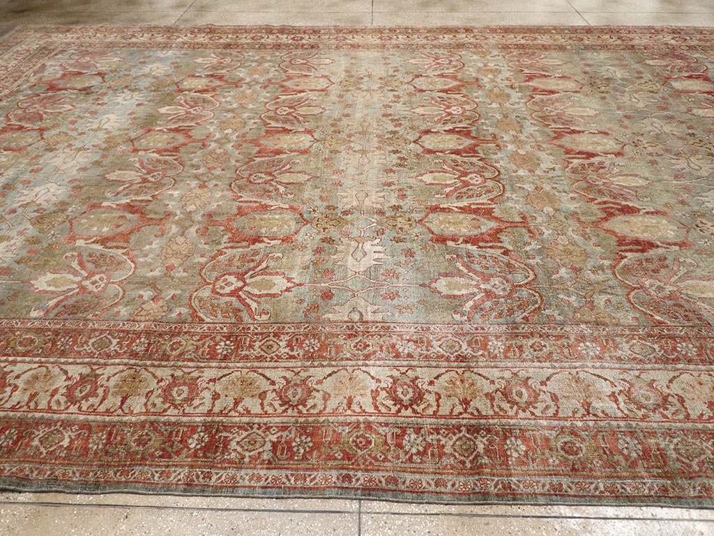 Antique Persian Bidjar Oversize Carpet, No.30402 - Gss