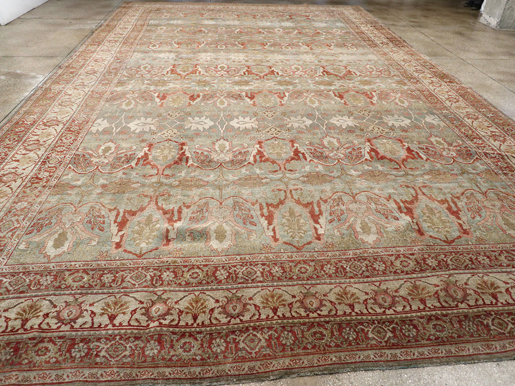 Antique Persian Bidjar Oversize Carpet, No.30402 - Gss