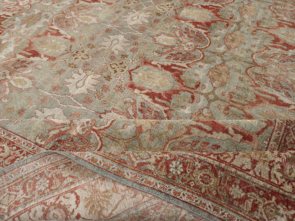 Antique Persian Bidjar Oversize Carpet, No.30402 - Gss