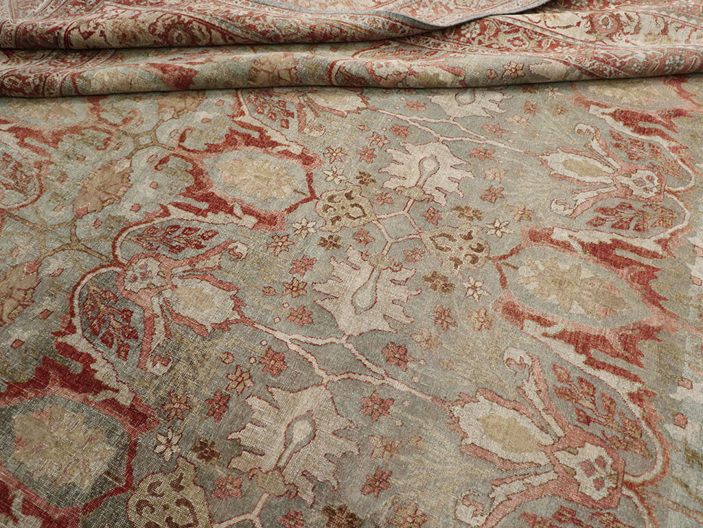Antique Persian Bidjar Oversize Carpet, No.30402 - Gss