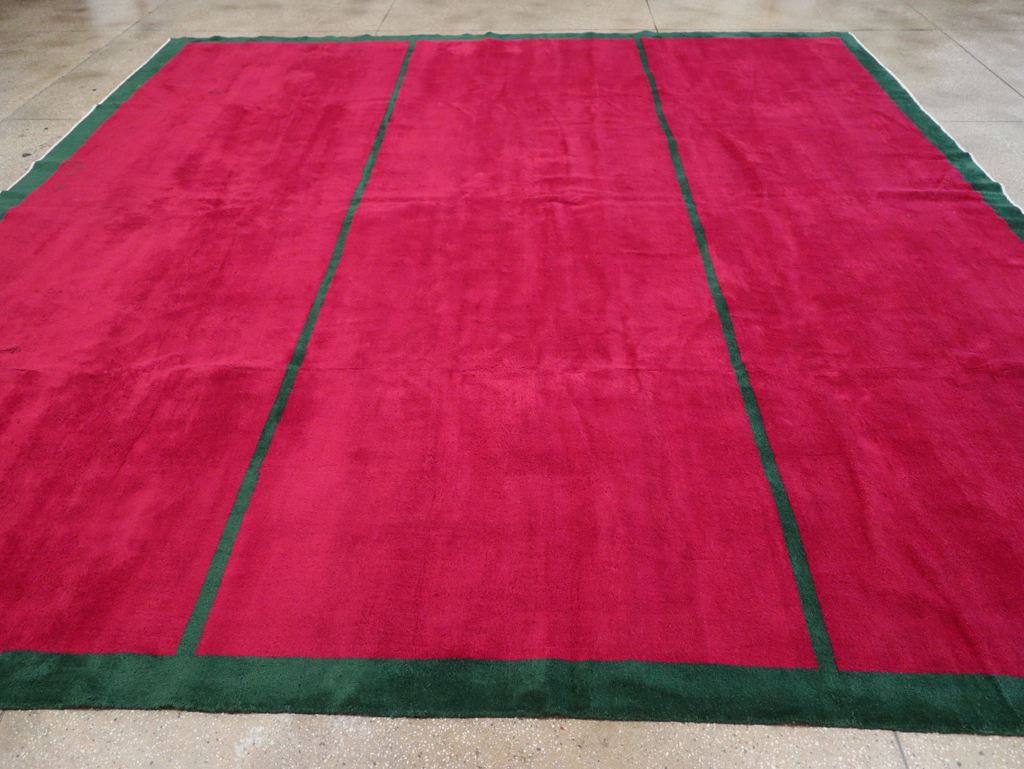 Vintage Anatolian Minimalistic Carpet, No.30403 - Gss