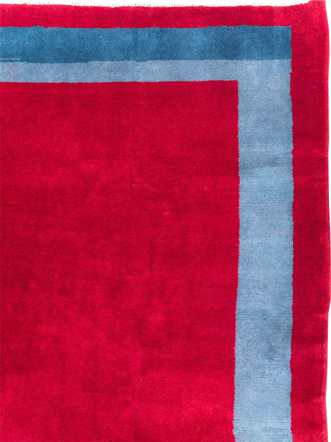 Vintage Anatolian Art Deco Style Carpet, No.30404 - Gss