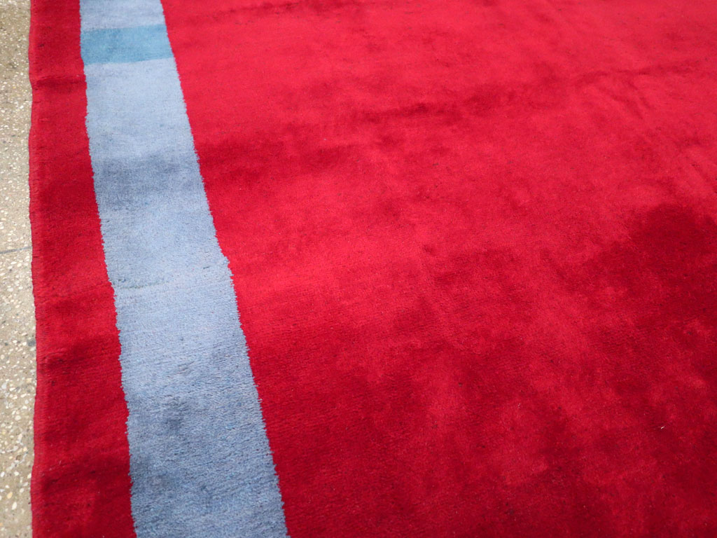 Vintage Anatolian Art Deco Style Carpet, No.30404 - Gss