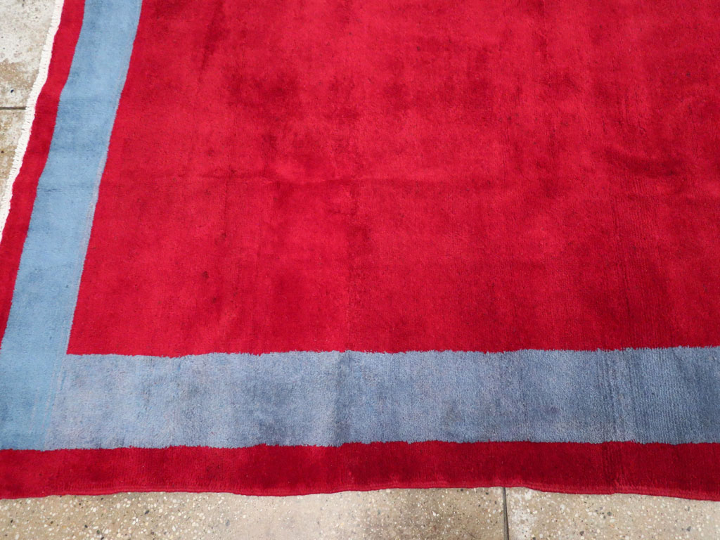 Vintage Anatolian Art Deco Style Carpet, No.30404 - Gss