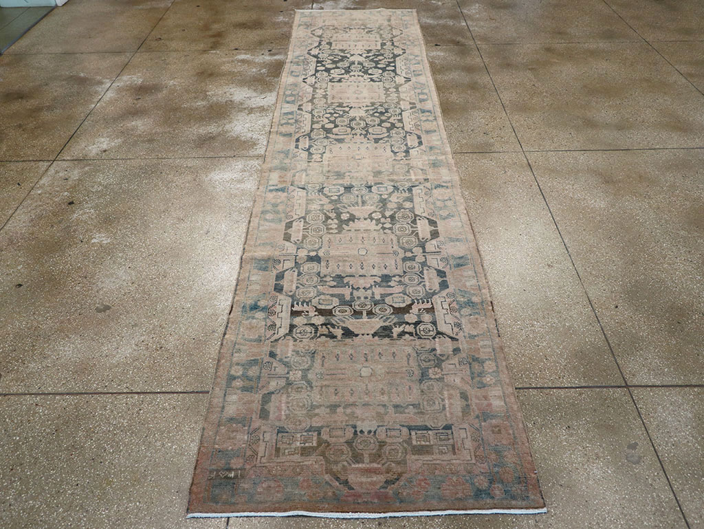Vintage Persian Malayer Long Runner, No.30415 - Gss