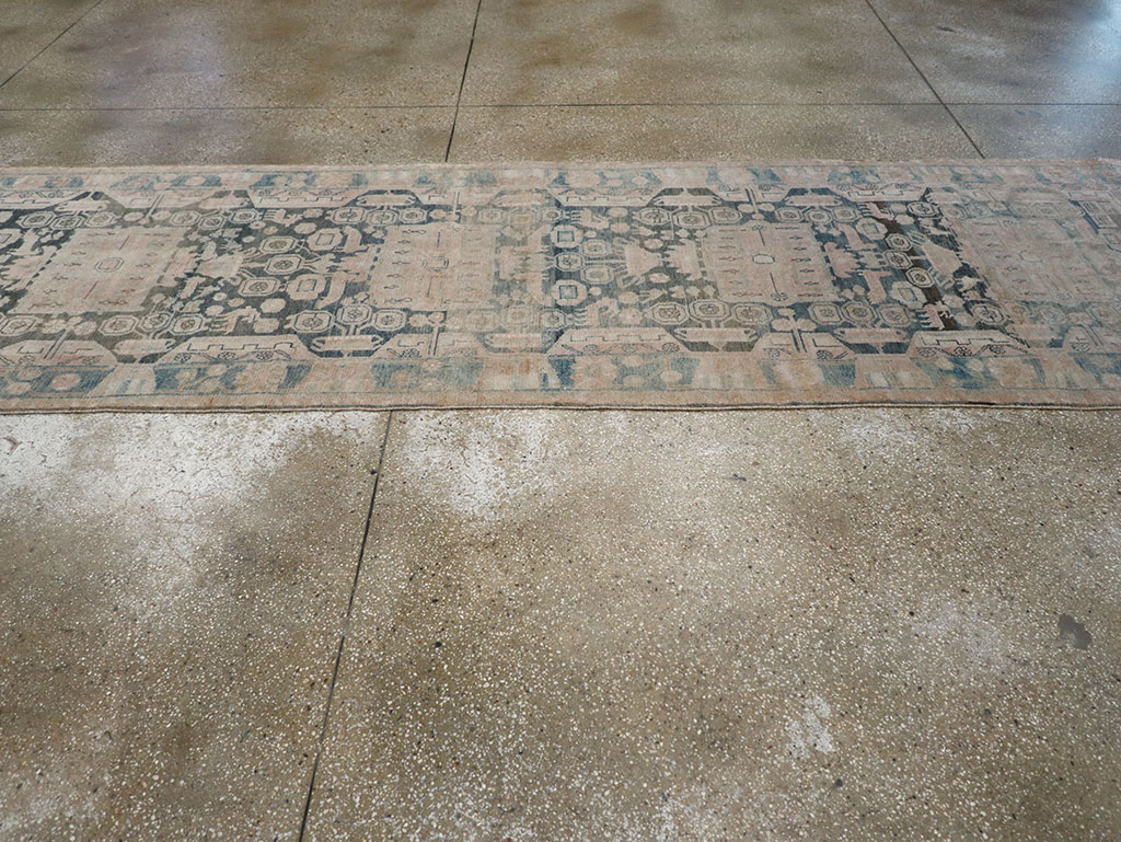 Vintage Persian Malayer Long Runner, No.30415 - Gss